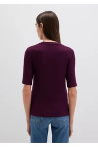 Mavi Purple T-Shirt Fitted / Close-fitting Cut -70394 - Image 6