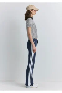 Mavi Black Striped Polo T-Shirt Fitted -86625 - Image 4