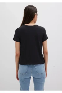Mavi Black Basic T-Shirt Slim Fit / Slim Cut -900 - Image 4