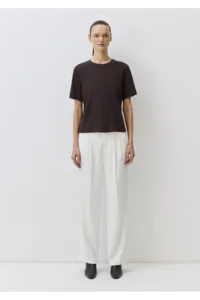 Mavi Edition Brown Basic Interlock T-Shirt Semi Slim Fit / Semi Slim Fit -71603 - Image 4