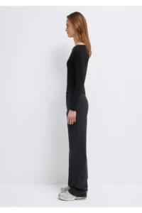 Mavi Long Sleeve Black Basic T-Shirt Slim Fit / Slim Fit -900 - Image 4