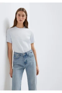 Mavi Basic T-Shirt slim Fit / Narrow Kesim -89201 - Image 3