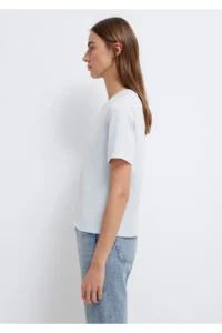 Mavi Basic T-Shirt slim Fit / Narrow Kesim -89201 - Image 5