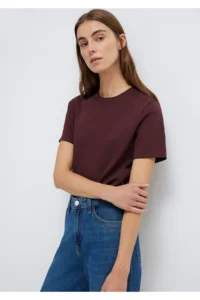 Mavi Brown Basic T-Shirt Slim Fit / Slim Cut -70223 - Image 3
