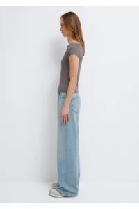 Mavi Gray Basic T-Shirt Fitted -70095 - Image 5