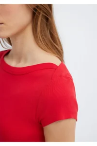 Mavi Red Basic T-Shirt Fitted -82054 - Image 8