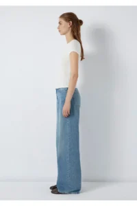 Mavi Ecru Basic T-Shirt Fitted -70057 - Image 4