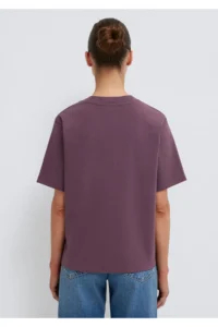 Mavi Purple Basic Interlock T-Shirt Loose Fit / Loosely Comfortable Cut -70260 - Image 5