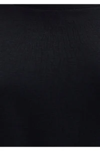 Mavi Lux Touch (TENCEL™) Modal Black Basic T-Shirt Loose Fit - Image 7