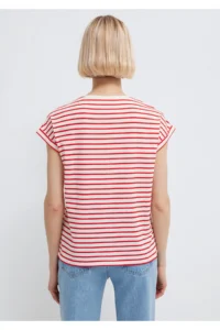 Mavi Love You Printed Striped Istanbul T-Shirt Regular Fit / Normal Cut - Image 6