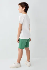 US Polo Assn. U.s. Polo Shirt Assn Boys' White Bermuda Set - Image 4