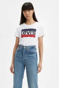 Levi's The Perfect Tee Tr Sportswear White Women's T-Shirt -