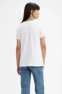 Levi's The Perfect Tee Tr Sportswear White Women's T-Shirt - - Image 3