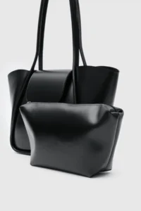 Shule Bags Petre Makeup Bag Shoulder Bag Black - Image 3