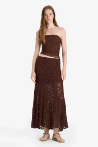 DeFacto A Form High Waist Lace Maxi Skirt - Image 3