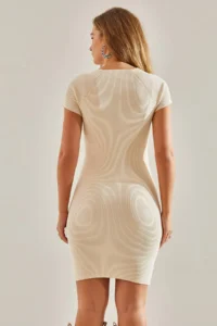 Bianco Lucci Women Ribbed Camisole Dress - Image 2