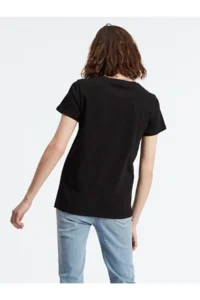 Levi's Women Crew Neck Black T-Shirt A4917-0000 - Image 2