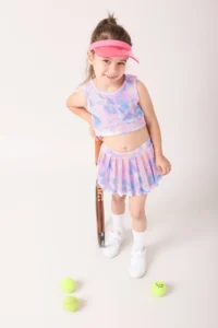Minipodyum Girls' Shorts Etekli Sports Set