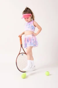 Minipodyum Girls' Shorts Etekli Sports Set - Image 3