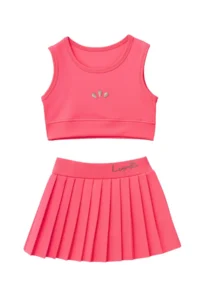Minipodyum Girls' Shorts Etekli Sports Set - Image 2