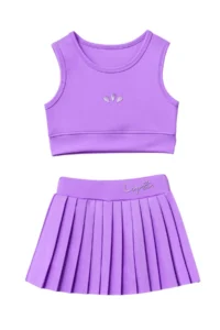 Minipodyum Girls' Shorts Etekli Sports Set - Image 2