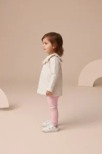 Minipodyum Baby Girl Frilly Tights Set - Image 2