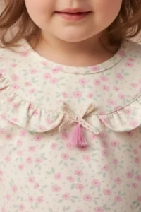Minipodyum Baby Girl Frilly Tights Set - Image 3