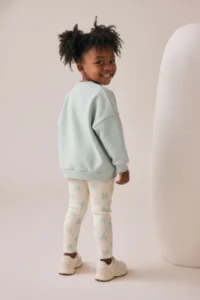 Minipodyum Girl's Mobile Bow Tight Leg Tights Double Set - Image 2