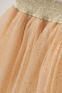 Minipodyum Girls' foil Printed Tutu Tulle Skirt - Image 2