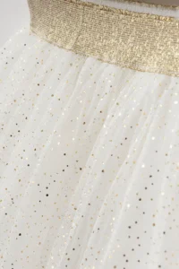 Minipodyum Girls' foil Printed Tutu Tulle Skirt - Image 2