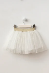 Minipodyum Girls' foil Printed Tutu Tulle Skirt - Image 4