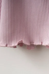 Minipodyum Girls' Summer Crop-Shorts Set - Image 6