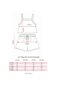 Minipodyum Girls' Summer Crop-Shorts Set - Image 7