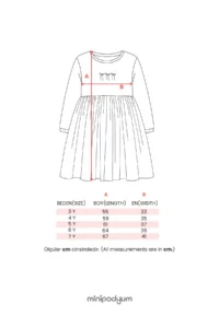 Minipodyum Bow Embroidery Detailed Tulle Girls' Dress - Image 5