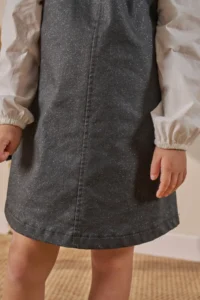 Minipodyum Girls' Dress Shirt Glitter Holiday Suit - Image 5