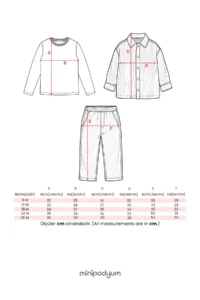 Minipodyum Baby Boy Printed Top Bottom Set with Pocket Holiday Clothes 3-Piece - Image 8