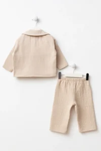 Minipodyum Baby Size Bottom Top Set Striped Festive 3 Sets - Image 6
