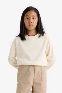 DeFacto Girls' Sweat E8816A8/ER134 - Image 3