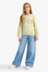 DeFacto Girls' Sweat E6760A8/GN1236 - Image 2