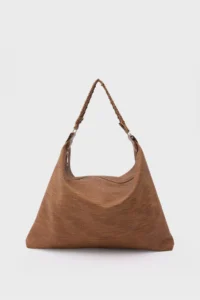 Shule Bags Polly Braided Casual Shoulder Bag Tan - Image 2