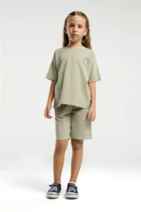 US Polo Assn. U.s. Polo Shirt Assn Girls' Pink Bermuda Set - Image 3