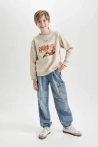 DeFacto Marvel Comics Crew Neck Sweatshirt Boy - Image 2
