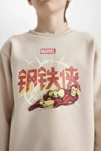 DeFacto Marvel Comics Crew Neck Sweatshirt Boy - Image 5