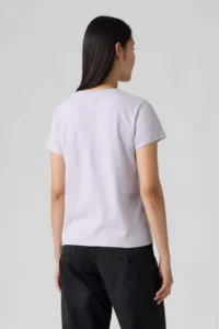 Levi's Perfect Thistle Cotton Women Lilac T-Shirt - Image 2