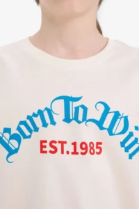 DeFacto Crew Neck Printed Short Sleeve T-Shirt Boy - Image 5