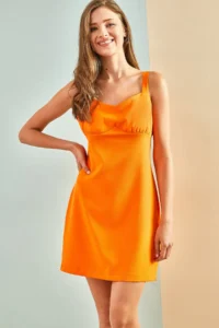Bianco Lucci Women Ip Sleeveless Midi Size Dress - Image 4