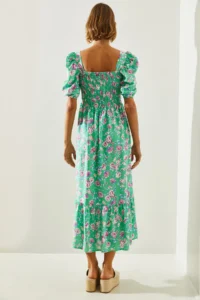 Bianco Lucci Women's Gipelli Watermelon Sleeve Viscose Dress - Image 3