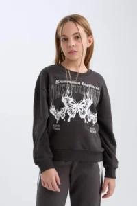 DeFacto Girls' Sweat D4386A8/AR227