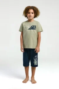 US Polo Assn. 4-15 Years Licensed Us Polo ASSN Boy's Suit-Stone - Image 3