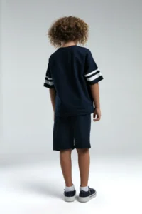 US Polo Assn. U.s. Polo Shirt Assn Boys' Navy Blue Bermuda Set - Image 5